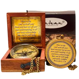 B0BXY7GQYL ALADEAN Trust Lord Proverbs Wood Box Baptism