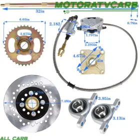 PN1731121 ALL-CARB Carburetor Brake Sprocket Hub Drift Go Kit #2