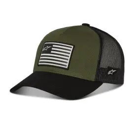1211810136910OS ALPINESTARS Hat Flag Mil Bk