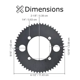 753760826754 ALVEYTECH Chain Sprocket Mounting Hole Circle X4 #2