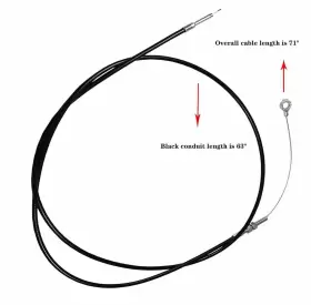 406711552434 ANIRO MOTO Enhanced Throttle Cable Go Kart #3