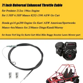 ANI-HC-71-01 ANIRO MOTO Enhanced Throttle Cable Go Kart #2