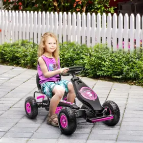 US370-256V00PK0146 AOSOM Ergonomic Pedal Go Kart Kids Ride US370-256V00PK0146 AOSOM Ergonomic Pedal Go Kart Kids Ride