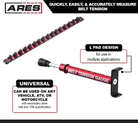 840129900047 ARES Belt Gauge Adjustment Wheel #2