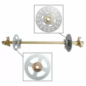G035-015 ARTUDATECH Atv Go Kart Rear Axle Sprocket Brake Hub #2