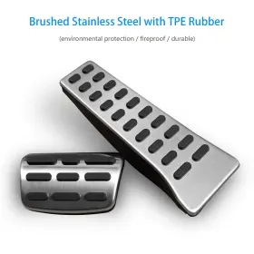 723585394066 AUTOBIG Gas Brake Pad Pedal Cover Cruz Hyundai #3