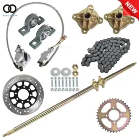 APO174880 AUTOOOPARTS Go Kart Axle Sprocket Disc Brake Chain