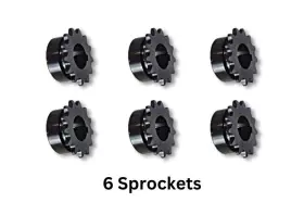 2141 AZUSA Chain Go Kart Jackshaft Steel Sprocket