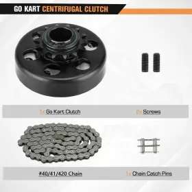 786290264338 BEITETOO Go Kart Centrifugal Clutch Chain 420 #2