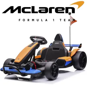 BDM0930-ORG BEST RIDE ON CARS Mclaren Electric Drift Go Kart