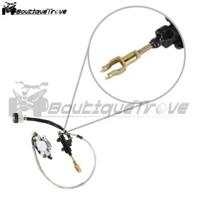BOU2972824 BOUTIQUETROVE Go Kart Rear Hydraulic Brake Master