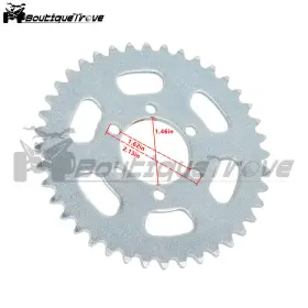 BOU4132224 BOUTIQUETROVE Chain Rear Sprocket Mini Go Kart #2