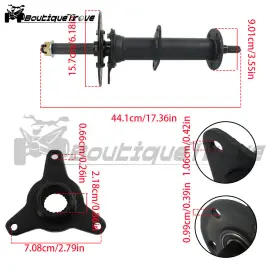 BOU4819160 BOUTIQUETROVE Rear Axle Stud Hub Wheels Electric #3