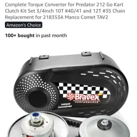 B07D9BNY91 BRAVEX Torque Converter Go Kart Clutch Set Kit