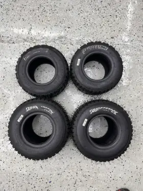 056-0000 BRIDGESTONE Karting Tire Set Front Rear X4