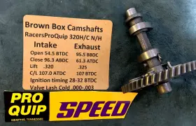 320NH Nonhemi Brownboxcam Clearanced Cam Racekart Minis 320NH Nonhemi Brownboxcam Clearanced Cam Racekart Minis