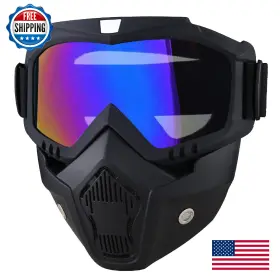 B0B56LYLN1 BROYEUR Paintball Tactical Mask Anti Fog Goggles