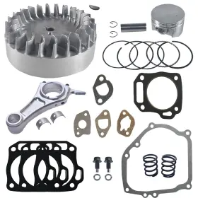 Buhnss Bd11311 3.308 Inch Billet Aluminum Connecting Rod And 10krpm Flywheel With 18lb Valve Spr