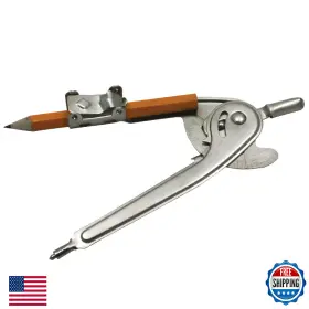 Charles Leonard B000f8qzv0 Ball Bearing Compass Safety Point Draws Up To 12 Inch Diameter