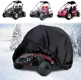 B0DFGHWYMK CHIKIA Go Kart Cover Trailmaster Tao