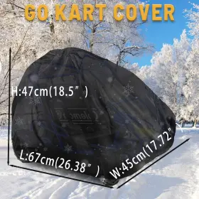 GKCY170115120 CHIKIA Go Kart Cover Waterproof Coleman 420D #3