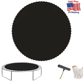 B0F1D66K3J CIDNN Round Trampoline Mat Hooks Springs Uv