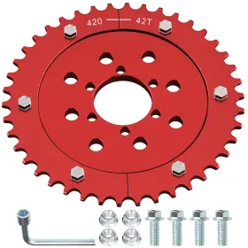 CO-SP-AD-R02 CILOYU Mini Split Chain Sprocket Go Kart Hub 420