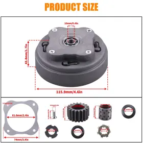 616430431149 CNCMOTOK Manual Clutch Set Semi Automatic 110 #3