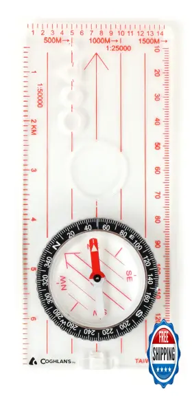B000E22D6I COGHLANS Deluxe Map Navigation Hiking Backpacking