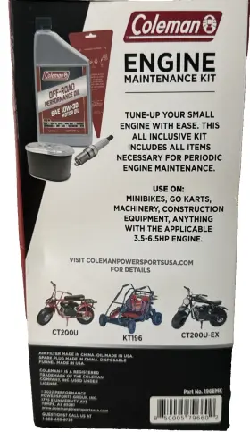 196EMK COLEMAN Engine Mini Go Kart Kit CT200U #3