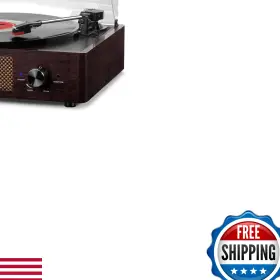 B07N3WYLKZ COTSOCO Bluetooth Record Player Turntable Speakers