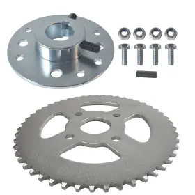 695634466089 CPVNQMDG Steel Go Kart Sprocket Hub Keyway Chain