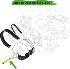 445043115183 Drive Clutch Puller Bolt Club Car Precedent Ds #3