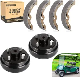 744759359773 Brake Drums Shoes Ezgo Electric Kit Golf