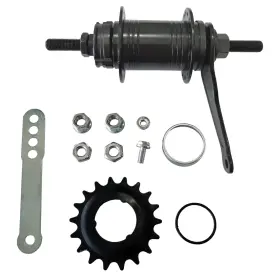 16T-18T-21T-22T Bicycle Coaster Brake Hub Rear Hole Steel