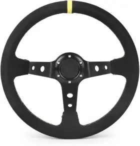 102587 DYNO RACING Car Steering Wheel Suede Drift Game