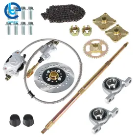 386561 ETECGO Drift Go Kart Atv Rear Axle Brake Kit Trike