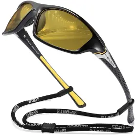 B07PW4XDC8 FAGUMA Mens Polarized Sports Sunglasses Cycling