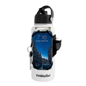 B078GPHLH9 FITWALLET Water Bottle Phone Holder Sleeve Strap