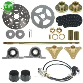 GN705684 GARDENICE Go Kart Rear Axle Sprocket Hub Brake Chain