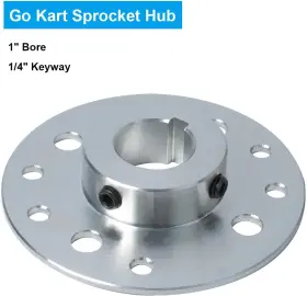 HUB-001 GEKUFA Go Kart Sprocket Keyway Mini #2