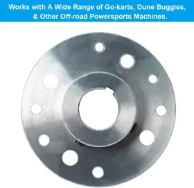 HUB-001 GEKUFA Go Kart Sprocket Keyway Mini #3