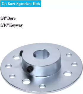 689852830074 GEKUFA Go Kart Sprocket Hub Keyway #2