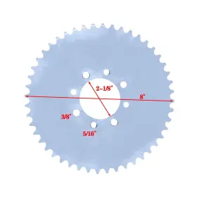 735864038622 GEKUFA Go Kart Sprocket Chain Mini 420 #2