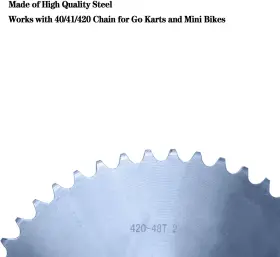 HFJHIIWE-86643 GEKUFA Go Kart Sprocket Chain 420 #3