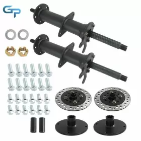 GRE177170 GGGREATPARTS Rear Axle Stud Hub Wheels Go Kart Atv GRE177170 GGGREATPARTS Rear Axle Stud Hub Wheels Go Kart Atv