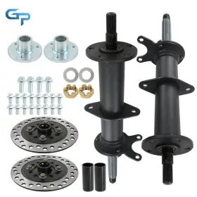GRE177180 GGGREATPARTS Rear Axle Stud Hub Wheels Go Kart Atv