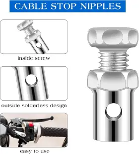 578602 GIANTREE Throttle Brake Cable Ends Go Kart #3