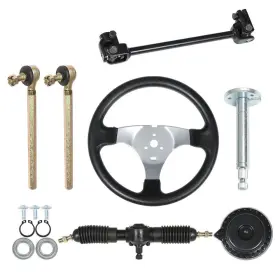 GPS1742936 GOLFPARTSTORE Steering Wheel Steel Gear Rack Shaft #2