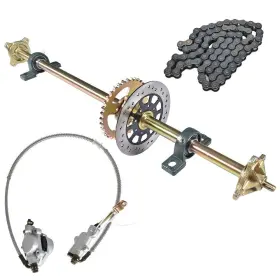 GPS2273440 GOLFPARTSTORE Go Kart Axle Sprocket Disc Brake Kit